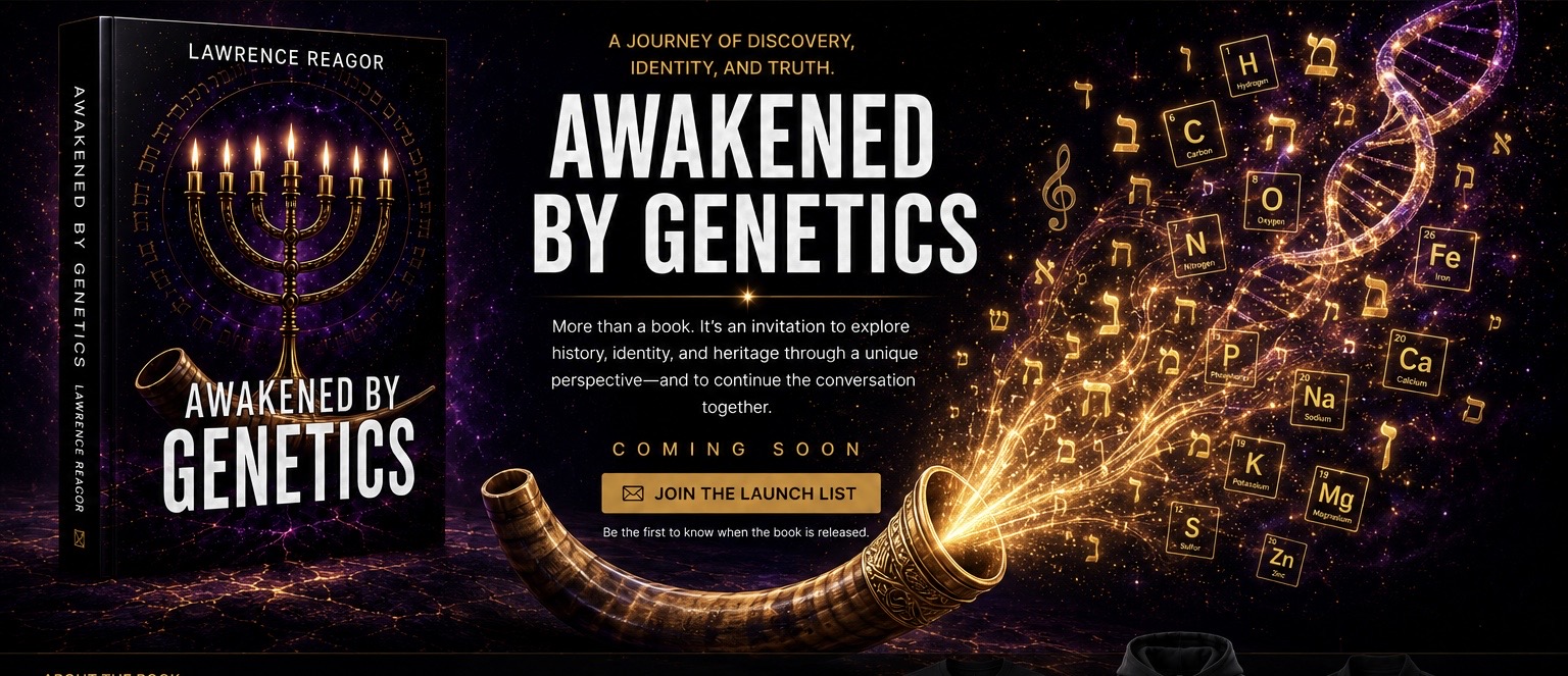 Awakened by Genetics shofar artwork